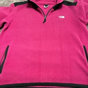 The North Face Fuchsia Fleece 1/2 Zip Pullover